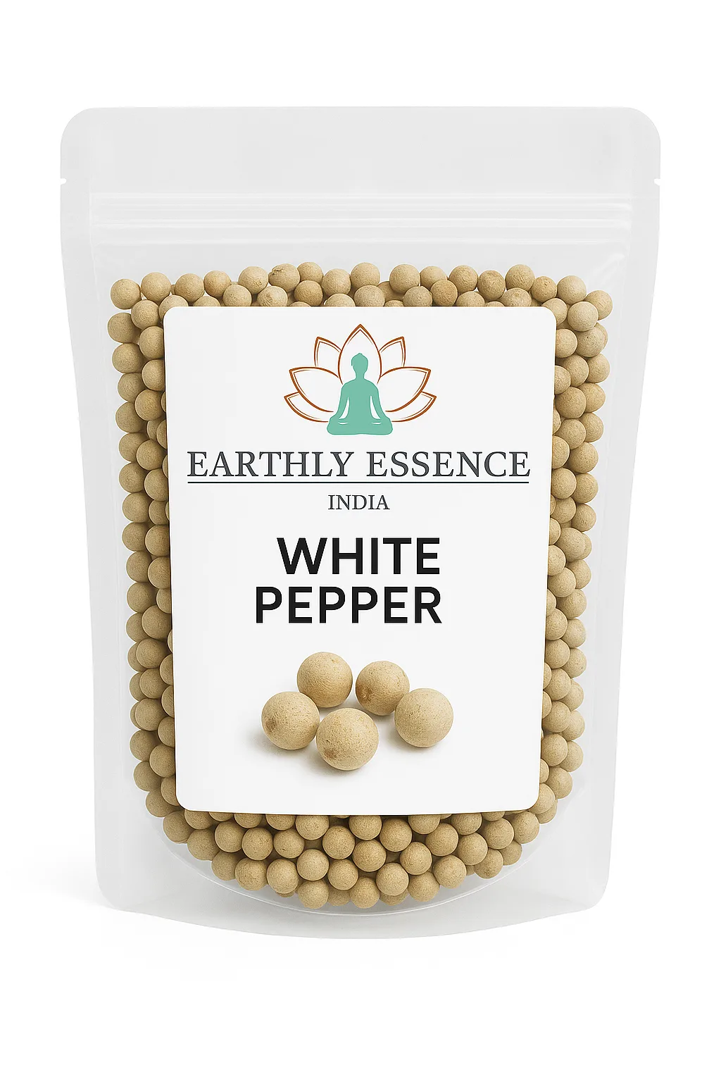 Natural White Pepper 100gm