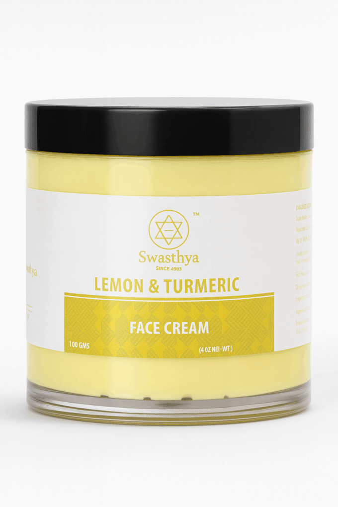 Natural Lemon & Turmeric Face Cream – 100g